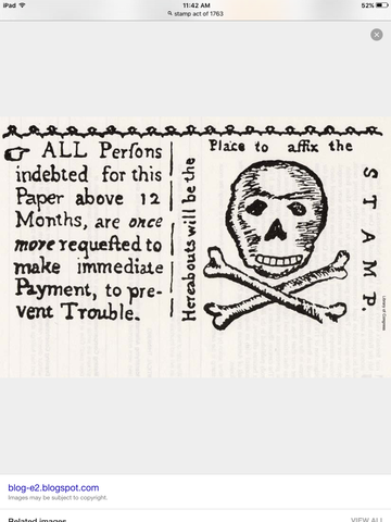 Stamp act of 1763