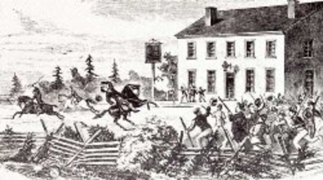 End of the Upper Canadian Rebellion