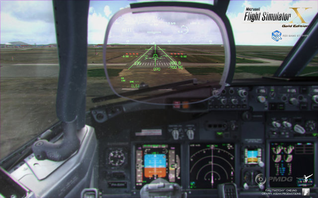 I landed my first plane on the flight simulator