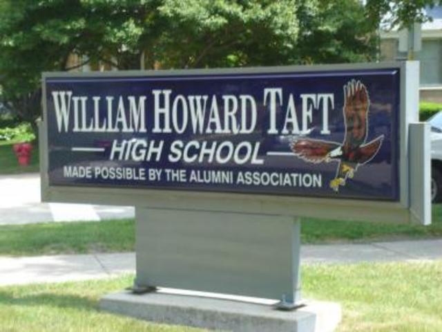 Entering Taft High School