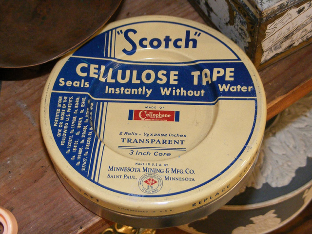 The Invention of Scotch Tape.