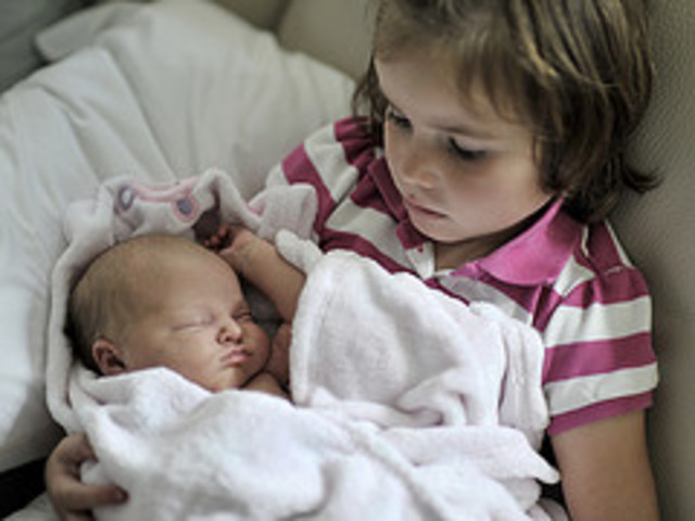 Mi hermana estuvo nació