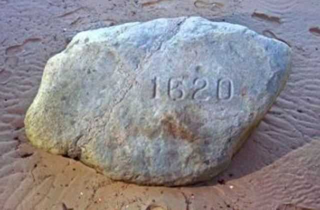Pilgrims and Plymouth Rock
