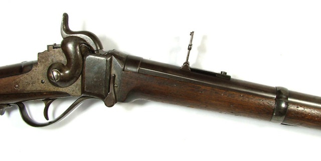 Breech loaded guns in common use.