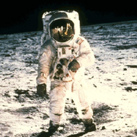 First people on the moon
