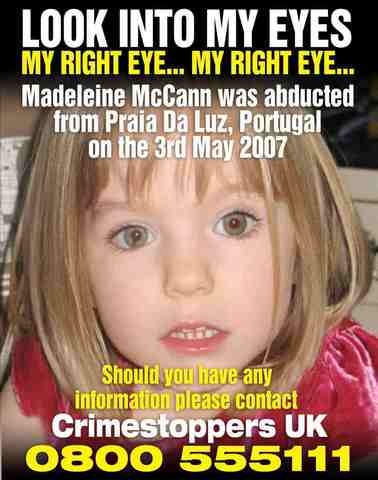 Madeleine McCann desaparece