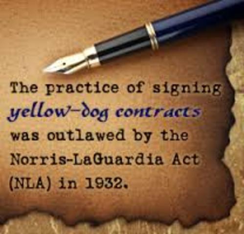 Norris La guardia act 1932