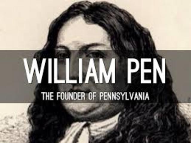 Pennsylvania colony founded