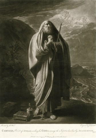 Chryseis's father prays to apollo