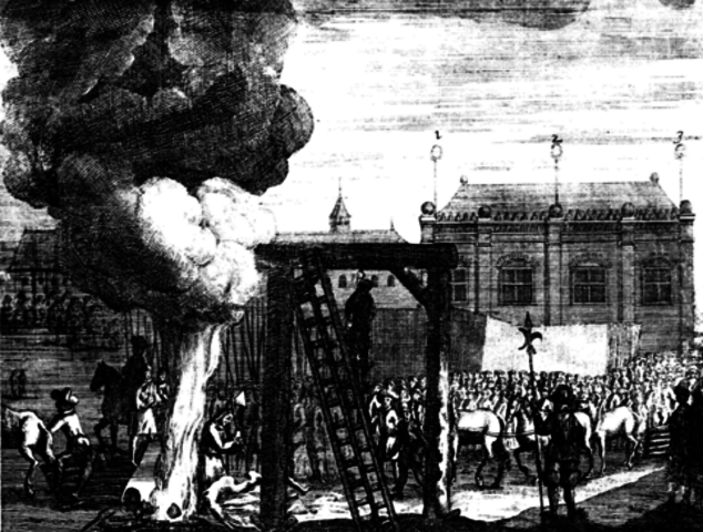 Oliver Cromwell's Execution