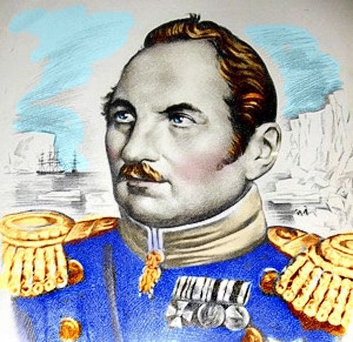 Captain Thaddeus Bellingshausen is the first to sight Antarctica