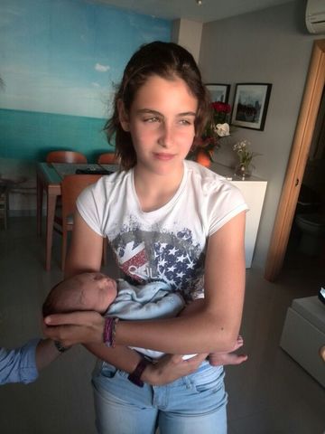 my cousin came to the world