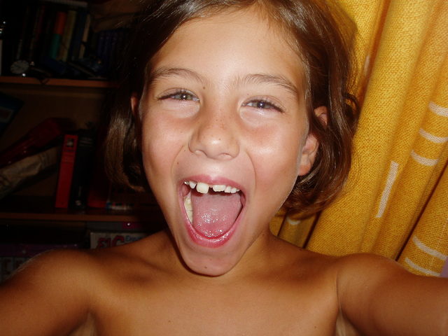 I was doing my first selfie