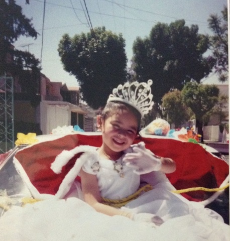 Fue la reina de la primavera en el Kinder