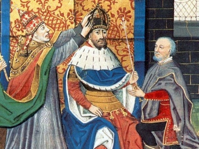 Carlomagno es coronado Emperador Romano