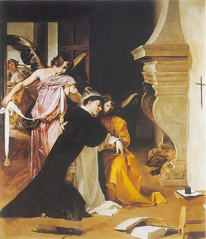 Muerte de Santo Tomás de Aquino