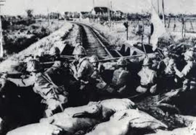 Japan invades northern China