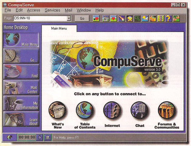 Compuserver se convierte en el primer proveedor de servicios para usuarios de computadoras personales