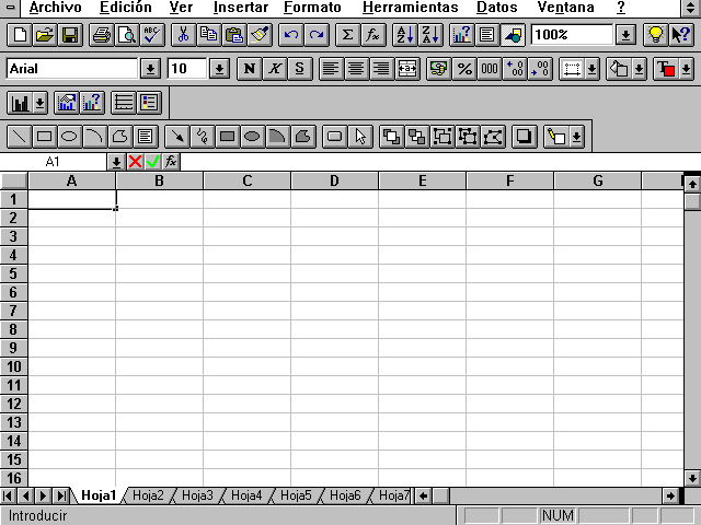 Microsoft Excel 5.0