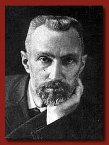 Pierre Curie discovers piezoelectricity