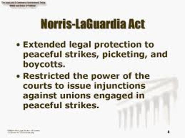 The Norris-LaGuardia Act