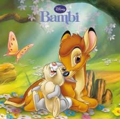 Estrena la pelicula Bambi