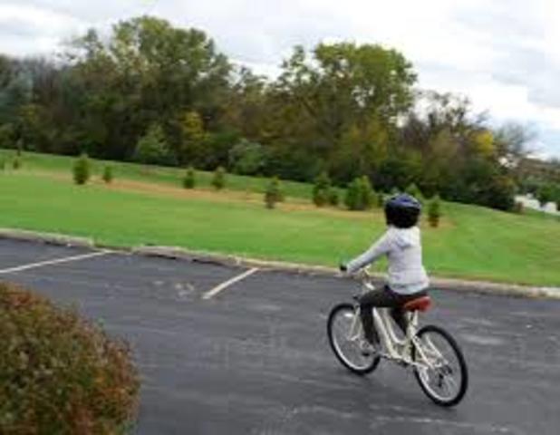 Learned how to ride  my bike