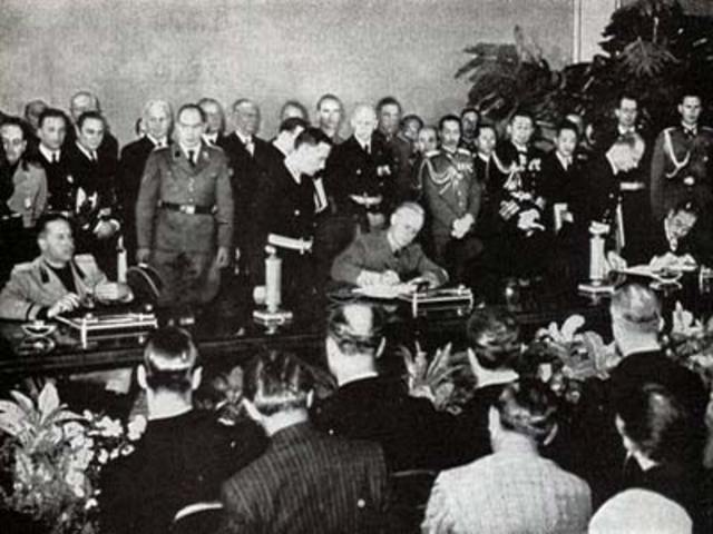 Tripartite Pact signed