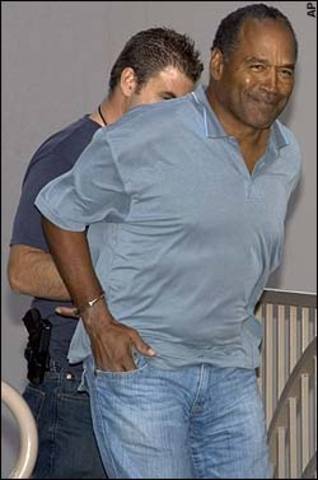 OJ Simpson arrested for double murder