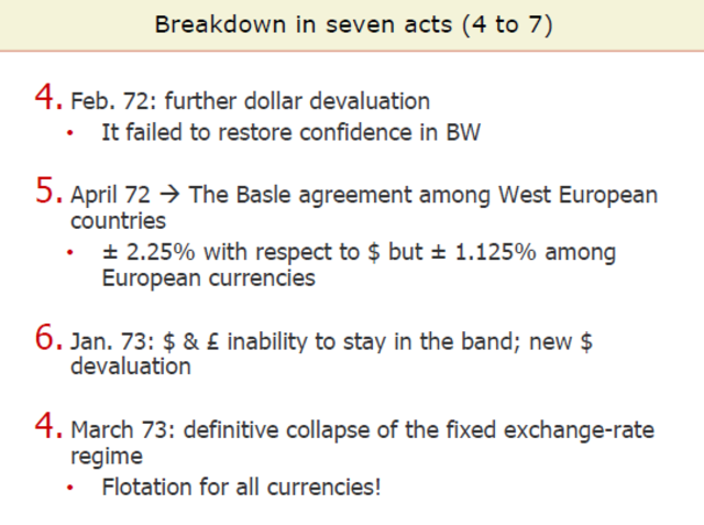 Breakdown in seven acts (4 to 7)
