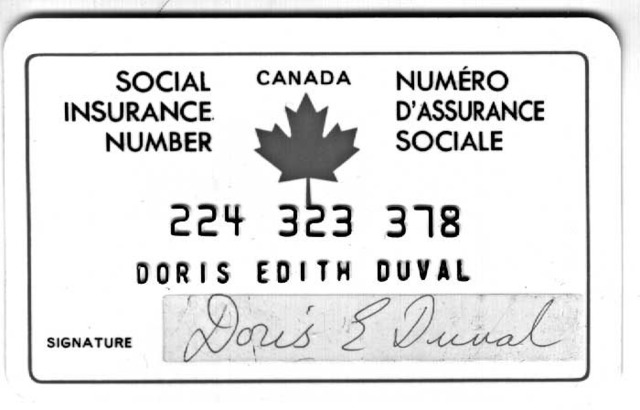 Social Insurance Cards Issued