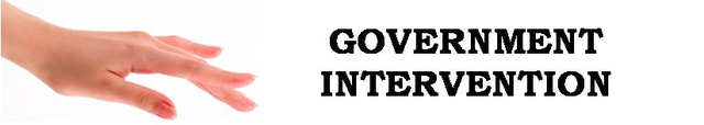Government intervention