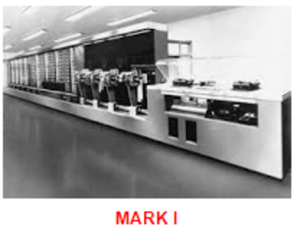 PRIMERA GENERACIÓN DEL COMPUTADOR MARK1