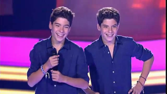They were to "La Voz Kids".