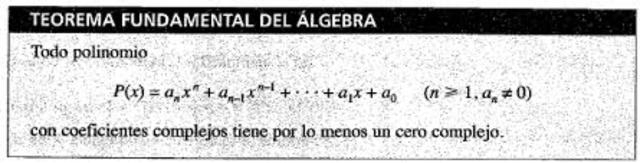 EL TEOREMA FUNDAMENTAL DEL ALGEBRA