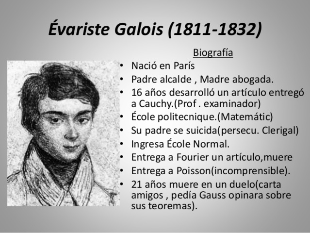 Evariste Galois