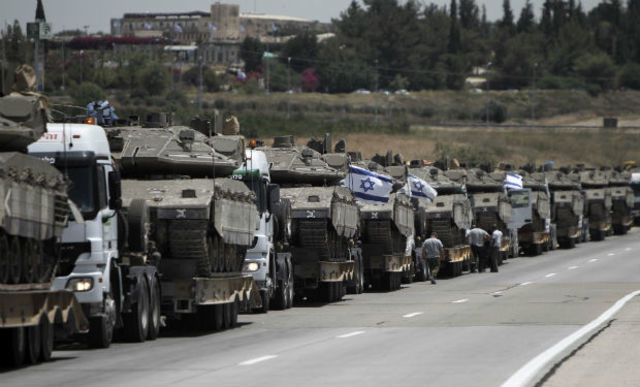 Pol. Israel  bombardea nuevamente a Palestina