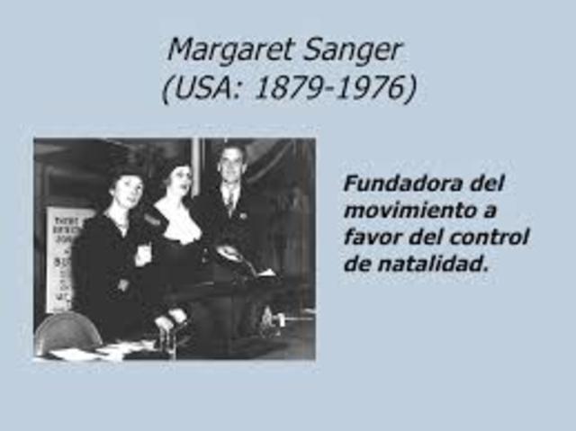 1922 -1927 control de la natalidad ,
