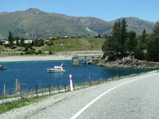 Lake Hawea Dam.