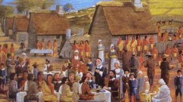 The First Thanksgiving Feast