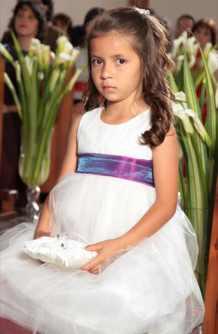 soy pajecita del matrimonio de mi Tia Judith