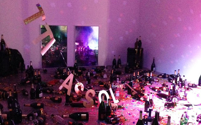 "Where shall we go dancing tonight? ”by Sara Goldschmied and Eleonora Chiari accidently cleaned