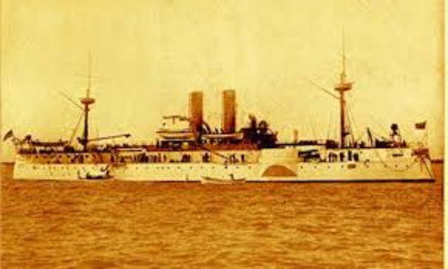 U.S.S. Maine Buttleship blew up