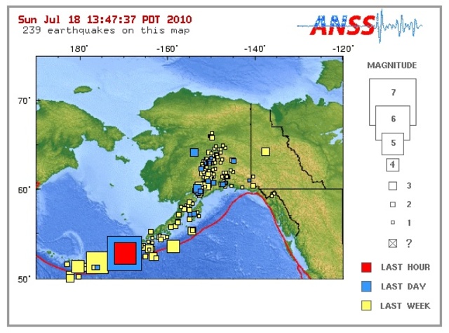 Aleutian earthquake