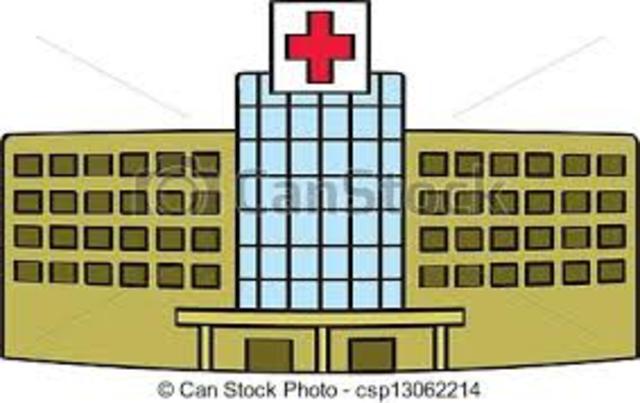 I was in the hospital.