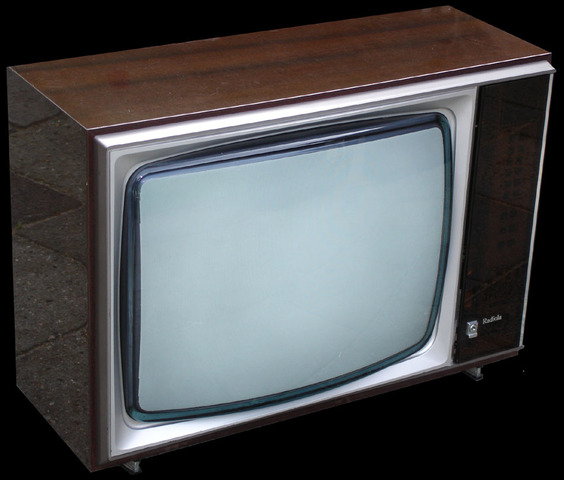 Telebista zuri beltzan