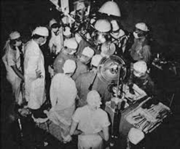 First successful open heart bypass surgery