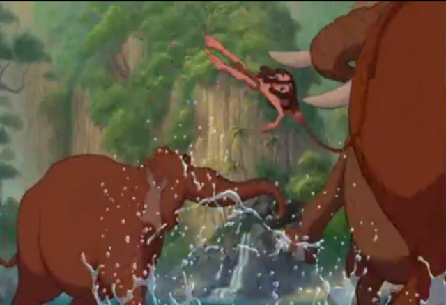 Tarzan is told to to get an elephant hair.