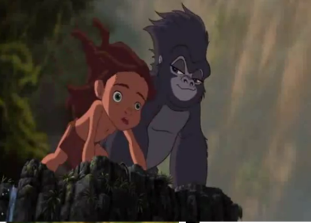 Tarzan and Terk become best friends