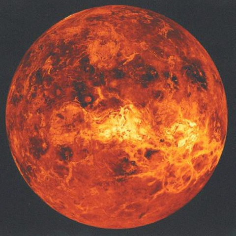 First Venus impact